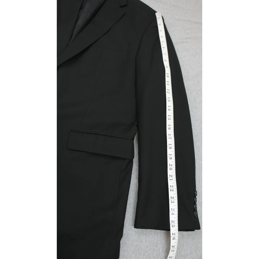 Michael Kors Suit Mens 42R Black 2 Piece 2 Button Notch Lapel 36x28 Pants